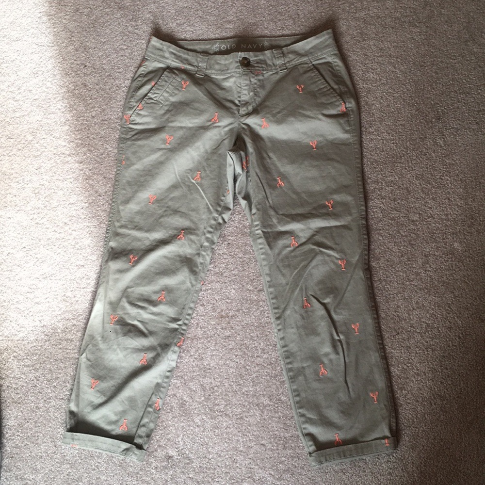 Old Navy Beige Lobster Pants